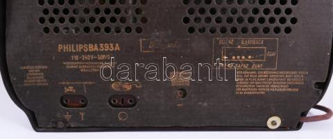 1949/1950 Philips Rhapsodie BA393A rádió, 38x24 cm
