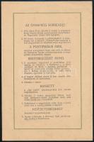 1913 Magyaróvár (Mosonmagyaróvár), meghívó Manninger Mihály esperes-plébános pappá szentelésének 50 ...