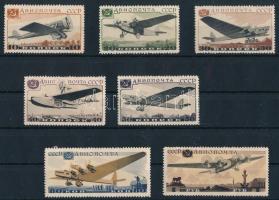 Szovjetunió 1937 Repülőgépek Mi 571-577 (**Mi EUR 170.-)