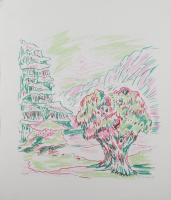 Szilárd Klára (Claire Szilard, 1921-2017): A sivatag (grafikai mappa 12 lappal). Szitanyomat, papír,...