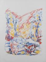 Szilárd Klára (Claire Szilard, 1921-2017): A sivatag (grafikai mappa 12 lappal). Szitanyomat, papír,...