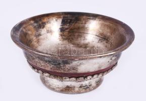 Keleti fém koldulótál, d: 9 cm