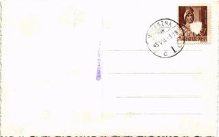 1943 Kovászna-fürdő, Baile Covasna; utcakép. Turul Foto, Hadnagy Bazár kiadása / street view. photo ...