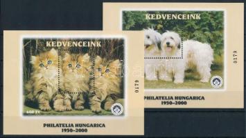 2000 Kedvenceink nagyméretű emlékívpár azonos sorszámmal