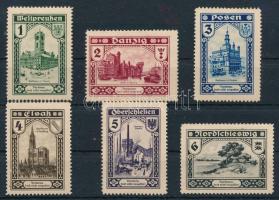 Elveszett német területek adománybélyeg sorozat