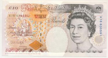 Nagy-Britannia 1992-1993. (1992) 10P "A18 638591" T:XF hajtás nélkül, de több kis hibával Great Britain 1992-1993. (1992) 10 Pounds "A18 638591" C:XF unfolded but multiple small errors Krause 383.a