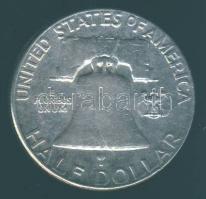 USA 1955. 1/2$ Ag "Franklin" T:2-/3+ k. ph