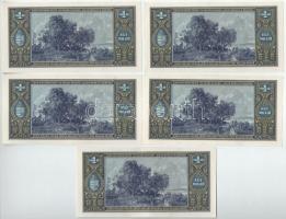 1945. 1.000.000P (5x) sorszámkövetők "N 458 012679 - N 458 012683" T:AU
Adamo P25