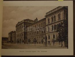 Kolozsvár, Cluj; látképek - nagyméretű füzet 12 képpel (nem képeslap!), közte vasútállomás, egyetem,...