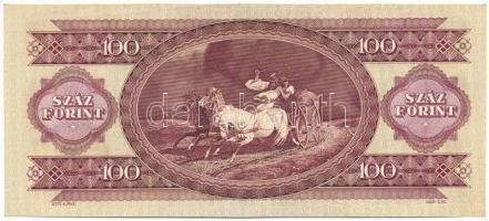 1984. 100Ft "B 444 220653" nyomdai papírráncokkal T:AU
Adamo F35