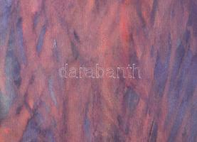 Wagner János (1936-2022): Hajnal. Akvarell, papír, jelezve jobbra lent: Wagner. Hátoldalán autográf ...