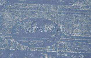 1980 Labirintus, Ország Lili kiállítása, BTM, plakát, ofszet, papír, Kossuth Nyomda. Lapszéli apró s...