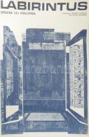 1980 Labirintus, Ország Lili kiállítása, BTM, plakát, ofszet, papír, Kossuth Nyomda. Lapszéli apró szakadásokkal. 82×57,5 cm.