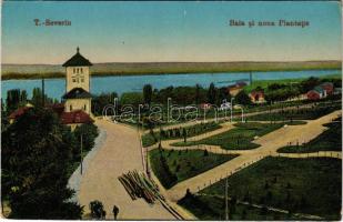 Turnu Severin, Szörényvár; Baia si noua Plantatie / bath and new plantation (glue marks)