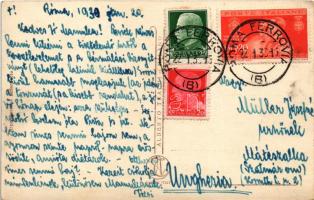 1930 E. Benito Mussolini. Alberto Traldi, Badodi photo (EK)