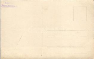 Budapest VII. Hernád utcai hadikórház, első világháború, német katonák és nővérek csoportképe / WWI ...