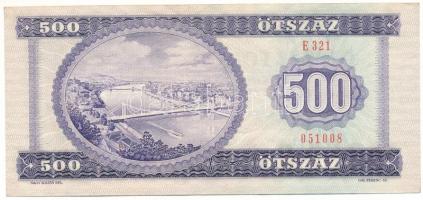 1990. 500Ft "E 321 051008" T:AU kis folt, hullámos papír
Adamo F43