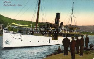 Abbazia harbour with steamship Tátra