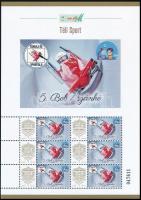 2025 Tanulj és sportolj 5. Bob / szánkó tematikus megszemélyesített hatos kisív