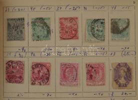 Kis vegyes külföldi tétel, benne pecsételt lengyel bélyegek kis dobozban, hozzá blokkok, néhány papírpénz + 2 db bolgár Montreali Olimpia blokk + 5 db cserefüzet vegyes Nyugat-európai bélyegekkel