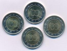 2022. 100Ft "Pénzmúzeum" (3x) + 2024. 100Ft "Magyar Nemzeti Bank" T:AU