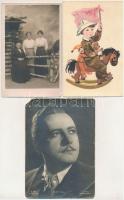28 db főleg MODERN képeslap vegyesen: városok, fotók, motívumok, közte néhány RÉGI / 28 mainly modern mixed postcards with some pre-1945 ones