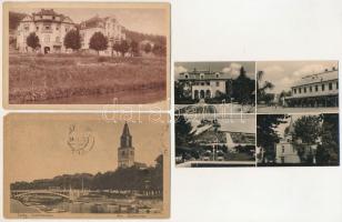28 db főleg MODERN képeslap vegyesen: városok, fotók, motívumok, közte néhány RÉGI / 28 mainly moder...