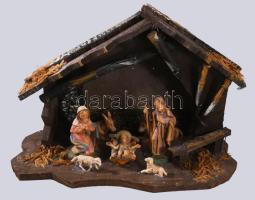 Betlehemi jászol asztaldísz, 40x26 cm