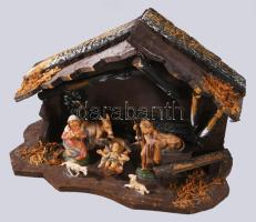 Betlehemi jászol asztaldísz, 40x26 cm