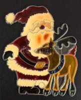 3 darab ólomüveg karácsonyi dísz, h: 15 cm