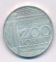 1977. 200Ft Ag "Nemzeti Múzeum" T:BU patina Adamo EM55