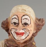 Bohóc asztaldísz. Műgyanta, m: 15 cm