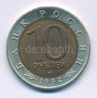 Oroszország 1992. 10R "Vörös Könyv - Vörösmellű Kazarka" T:UNC,AU Russia 1992. 10 Rubles "Red Book - Red breasted Kazarka" C:UNC,AU Krause Y#307