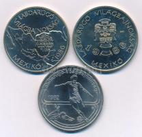 1982. 100Ft Cu-Ni "Labdarúgó világbajnokság 1982" + 1985. 100Ft alpakka "Labdarúgó Vi...