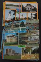 300 db MODERN magyarországi színes város képeslap, kisebb települések is (1960-2000) / 300 modern Hungarian coloured town postcards, small towns as well