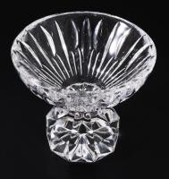 Kristály 4 személyes likőrkínáló készlet, hibátlan, 23x9 cm, m: 6 cm