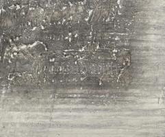 Wagner János (1936-2022): Moduláció I. Vegyes technika, karton, farostra kasírozva, jelzett a hátold...