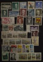 Ausztria tétel 2 db A/4 és 4 db közepes berakóban