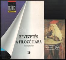 Maria Fürst: Bevezetés a filozófiába. Ford.: Csikós Ella. Szerk.: Láng Rózsa. Matúra. Bp., 2000, Műszaki. Kiadói kartonált papírkötés. + Jaspers, Karl: Bevezetés a filozófiába. Bp., 1987, Európa. Kiadói papírkötés, jó állapotban.