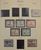 Hatalmas osztrák tétel, benne gyűjtemények, gyűjtemény részek, rendezők, ívek, küldemények, FDC-k, sok jó időszakkal, jó kiadásokkal, rengeteg bélyeg összesen 27 db berakóban és albumban, 2 nagy hullámkarton ládában. Érdemes átnézni!   KIZÁRÓLAG SZEMÉLYES ÁTVÉTEL, NEM POSTÁZZUK! / ONLY PERSONAL COLLECTION AT OUR OFFICE!