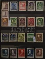 Hatalmas osztrák tétel, benne gyűjtemények, gyűjtemény részek, rendezők, ívek, küldemények, FDC-k, s...