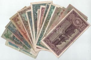 1930-1946. 16db-os pengő bankjegy tétel 2-1.000.000MP közötti címletek, mind különféle T:F,VG