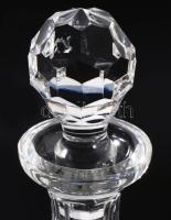 Hermann Kristály Türje magyar ólomkristály italos üveg, jelzett, hibátlan, m: 29 cm