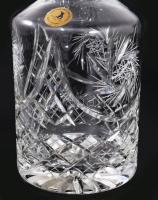 Hermann Kristály Türje magyar ólomkristály italos üveg, jelzett, hibátlan, m: 29 cm