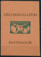 1957 Bélyegkiállítás Esztergom emlékív