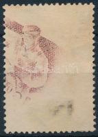 1955 Munka 40f hátoldalán a 2Ft érték színnyomata