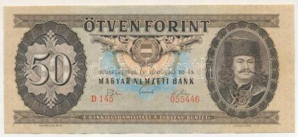 1969. 50Ft "D 145 055446" T:F szép papír Adamo F20