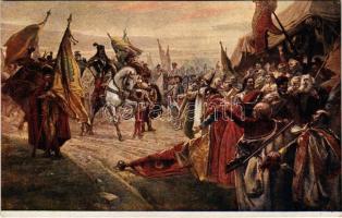 II. Rákóczi Ferenc fogadtatása Ónodon. Országos Anya- és Csecsemővédő Egyesület 908. / Francis II Rákóczi s: Dudits Andor