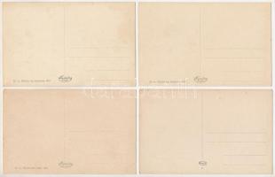 Balatonfüred - 11 db RÉGI város képeslap