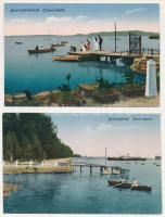 Balatonfüred - 11 db RÉGI város képeslap